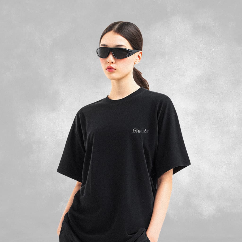 CIAS tee black model front